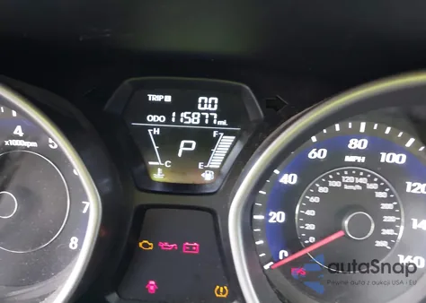 2013 Hyundai Elantra Gls из США, поврежденный, VIN 5NPDH4AEXDH271278